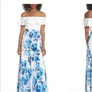 Eliza J off shoulder maxi